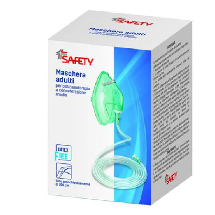 Maschera Ossigenoterapia C/tub