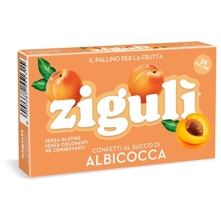 Ziguli Albicocca 36palline 22g Ziguli Albicocca 36palline 22g