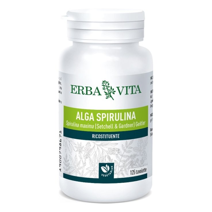 Alga Spirulina 125tav 400mg Alga Spirulina 125tav 400mg