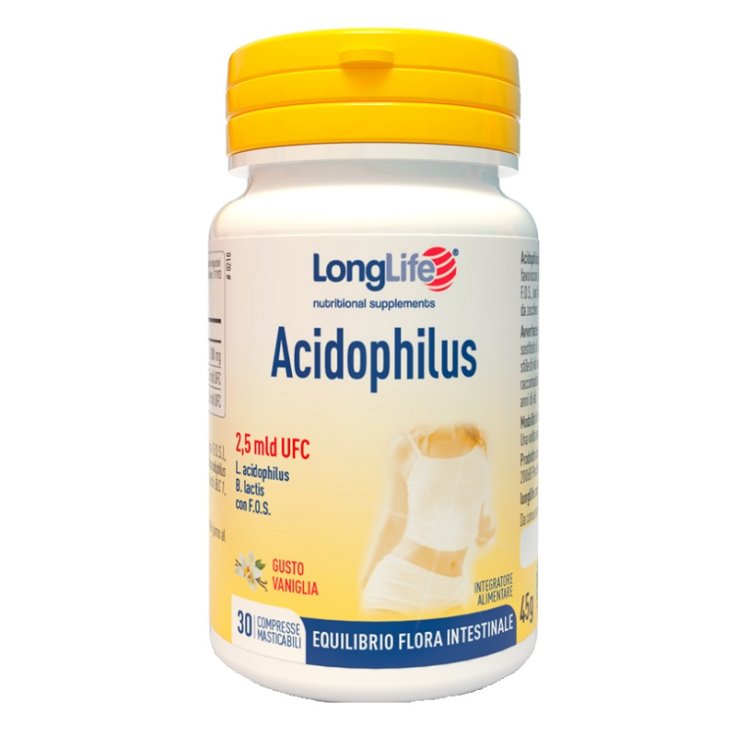 Longlife Acidophilus 30cpr Mas Longlife Acidophilus 30cpr Mas