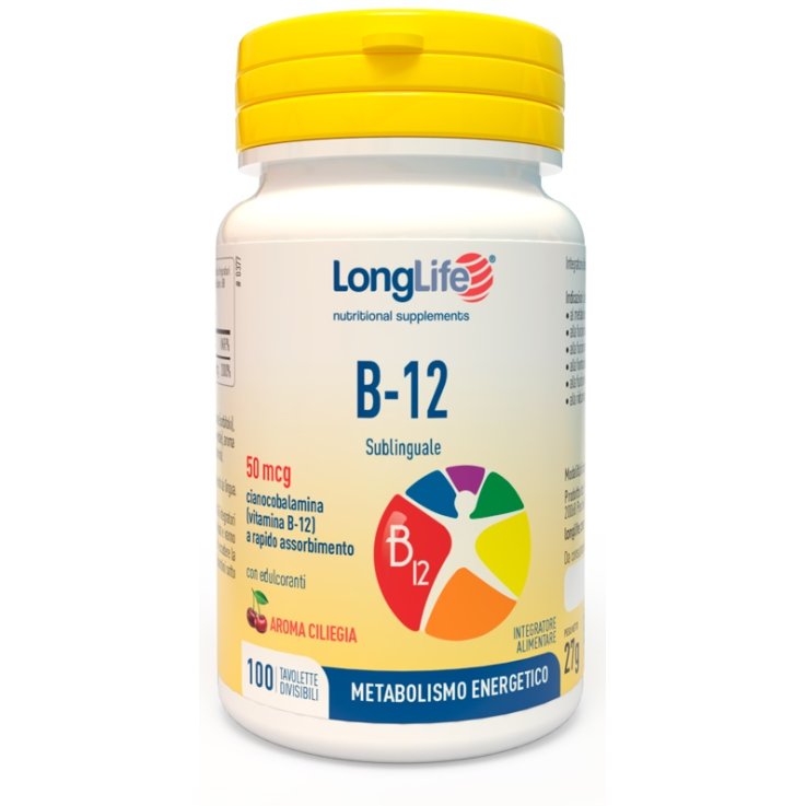 Longlife B12 50mcg Subl 100tav Longlife B12 50mcg Subl 100tav