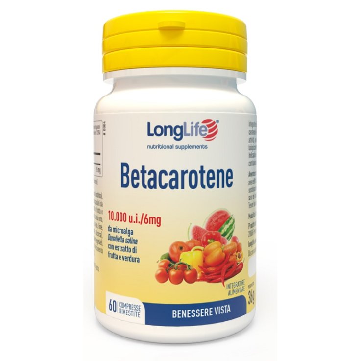 Longlife Betacarotene 60cpr Longlife Betacarotene 60cpr