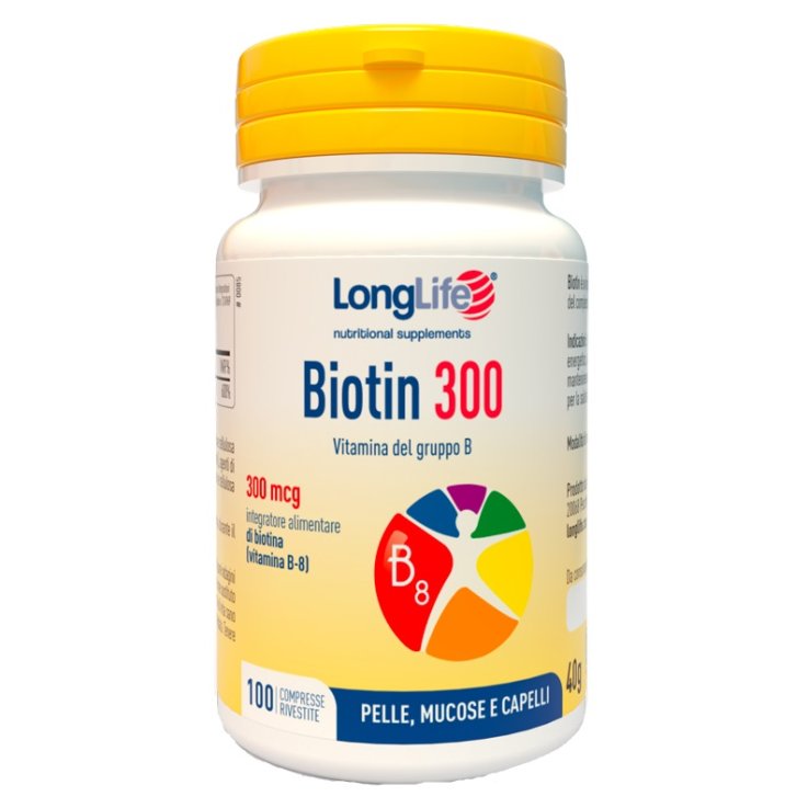 Longlife Biotin 300 100cpr Riv Longlife Biotin 300 100cpr Riv