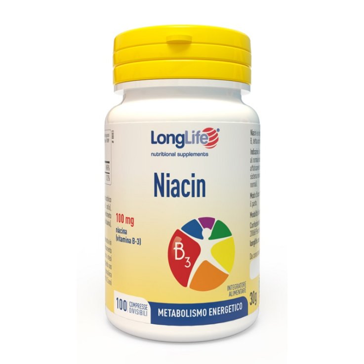 Longlife Niacin 100mg 100cpr Longlife Niacin 100mg 100cpr