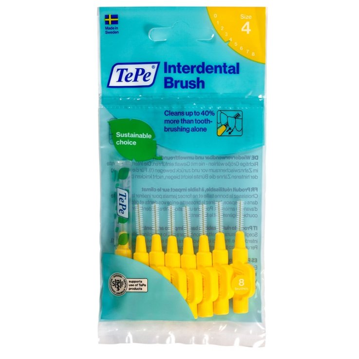 TEPE SCOVOLINI GIALLO 0,7 8PZ TEPE SCOVOLINI GIALLO 0,7 8PZ