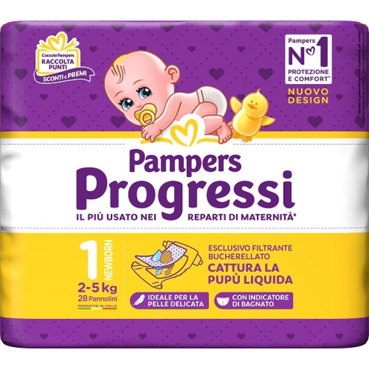 Pampers Progressi Newborn 28pz Pampers Progressi Newborn 28pz
