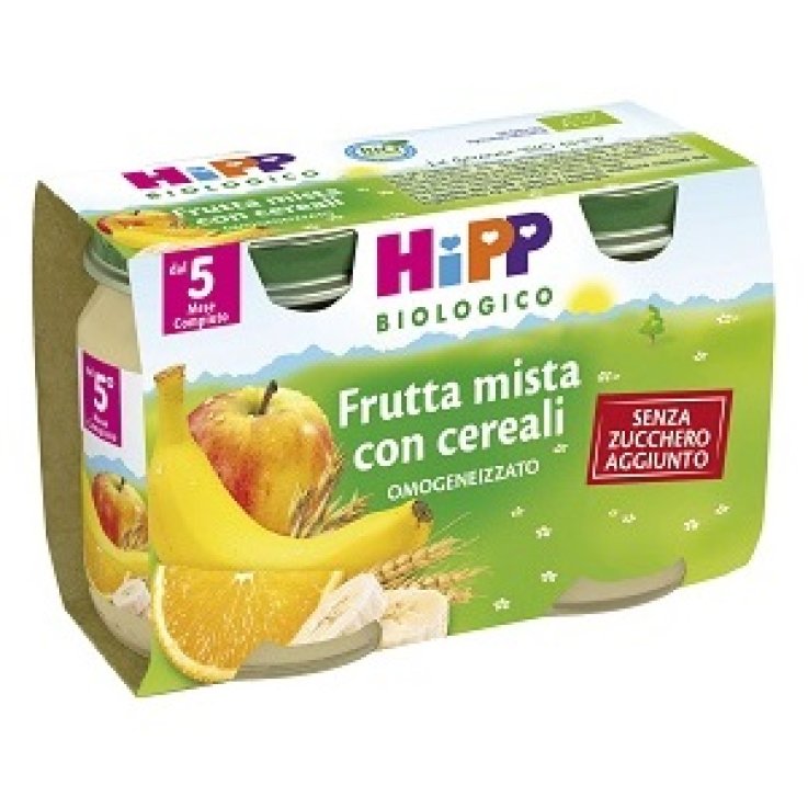 Hipp Bio Omog Frutta/crl2x125g Hipp Bio Omog Frutta/crl2x125g