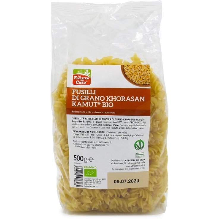 FUSILLI FARRO BIO 500G FUSILLI FARRO BIO 500G