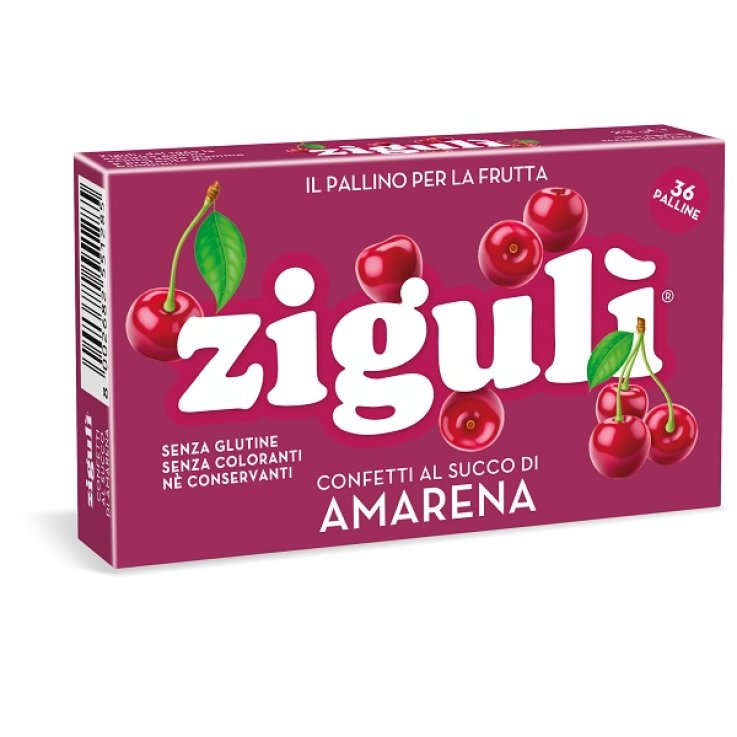 Ziguli Amarena 36palline 22g Ziguli Amarena 36palline 22g