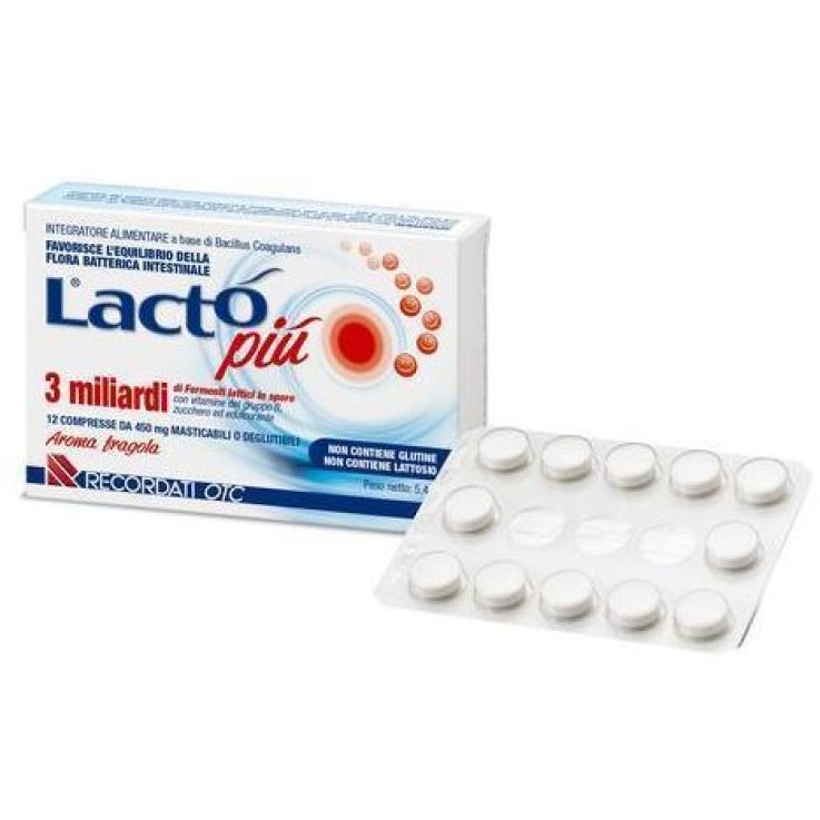 Lacto Piu 3miliardi 12cpr Lacto Piu 3miliardi 12cpr