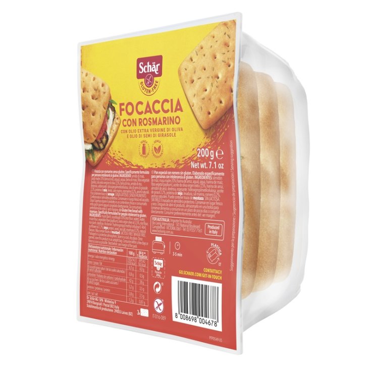 Schar Focaccia C/rosmarino200g