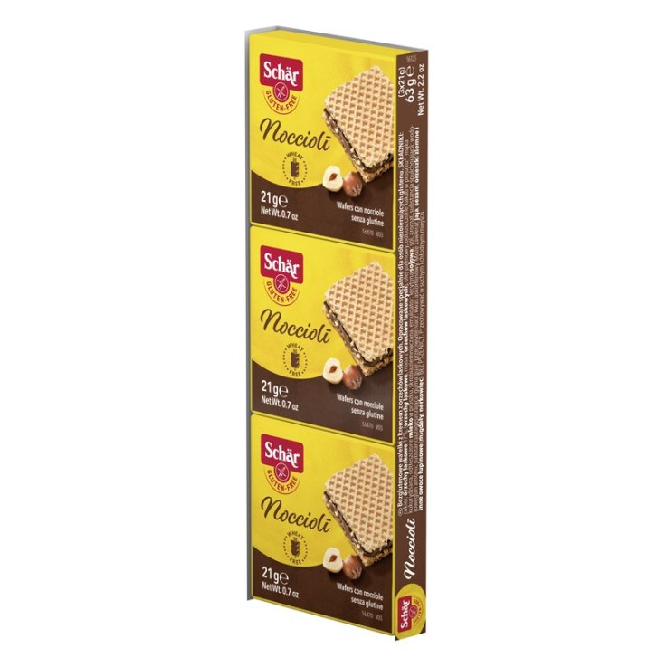 SCHAR NOCCIOLI SNACK 3X21G SCHAR NOCCIOLI SNACK 3X21G