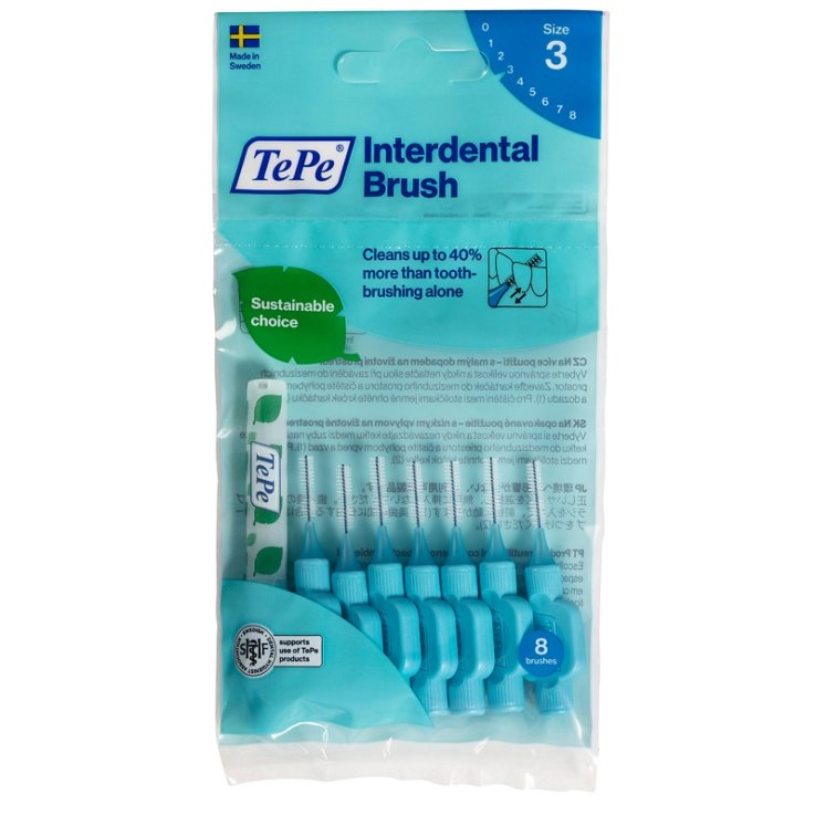 TEPE SCOVOLINI BLU 0,6 8PZ TEPE SCOVOLINI BLU 0,6 8PZ