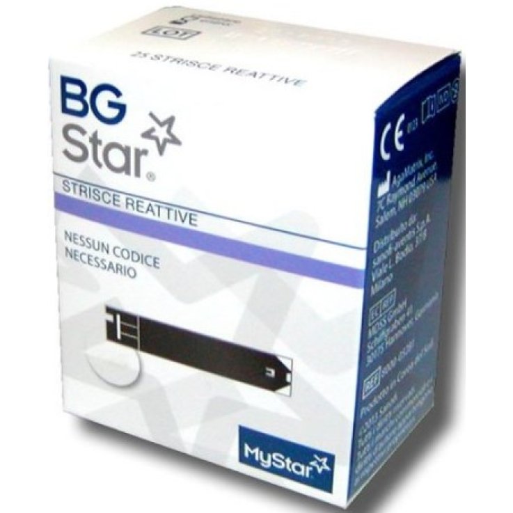 Bgstar Strisce Reattive 25pz Bgstar Strisce Reattive 25pz