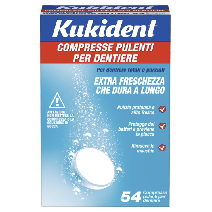 Kukident Cleanser Fresch 54cpr Kukident Cleanser Fresch 54cpr