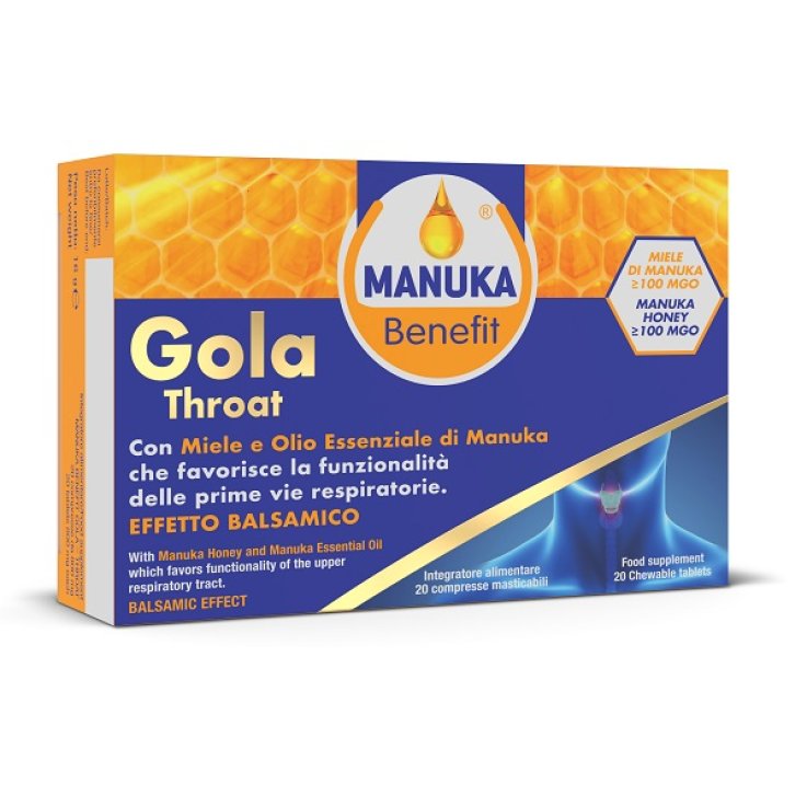 Manuka Benefit Gola Thro 20cpr Manuka Benefit Gola Thro 20cpr
