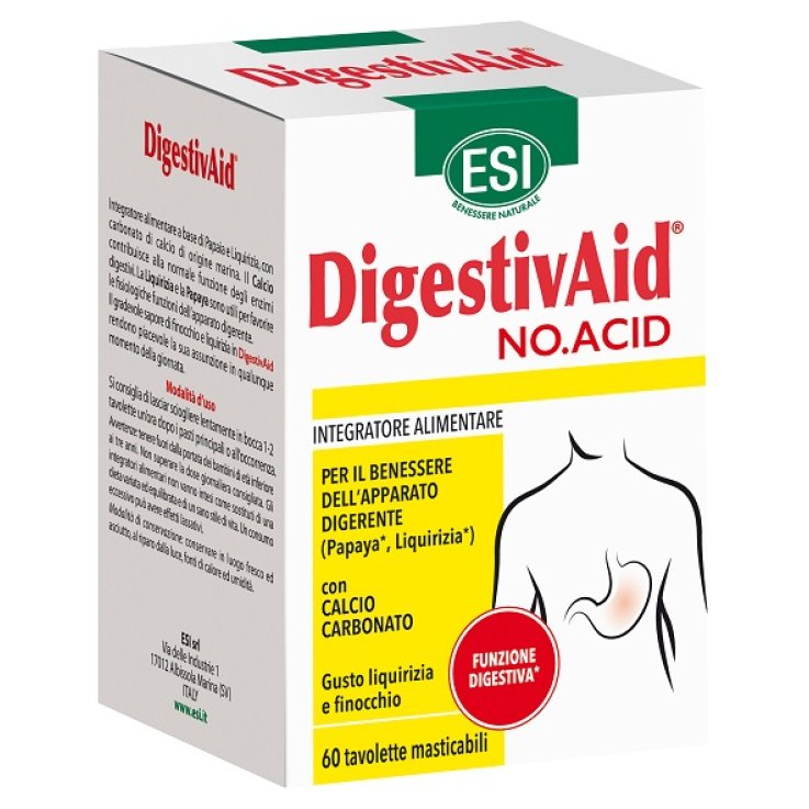 Esi Digestivaid No Acid 60tav Esi Digestivaid No Acid 60tav