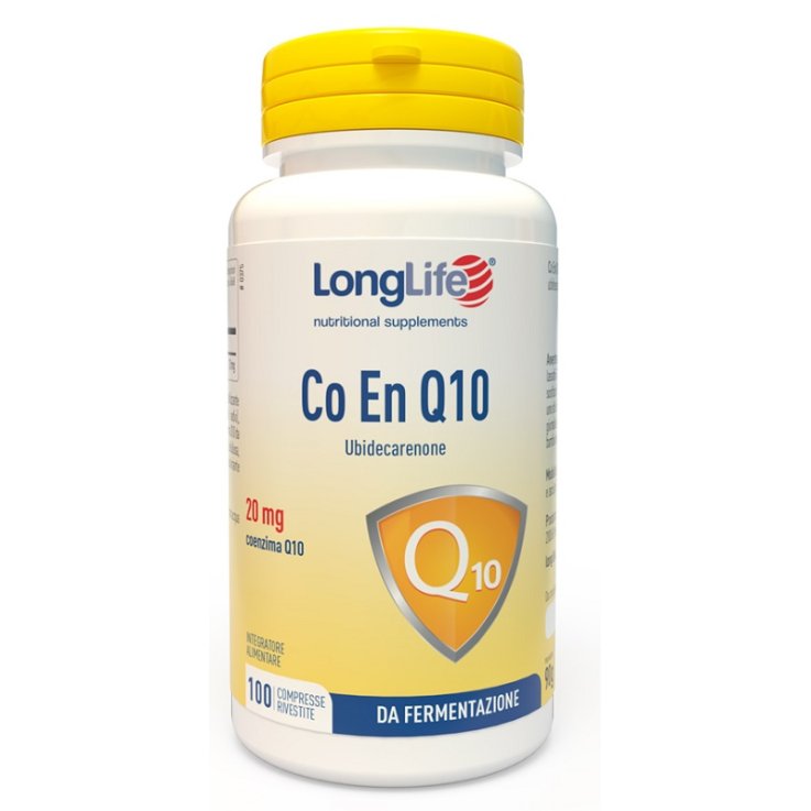 Longlife Co En Q10 20mg 100cpr Longlife Co En Q10 20mg 100cpr