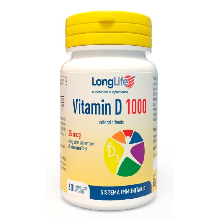 Longlife Vitamin D1000ui 60cpr