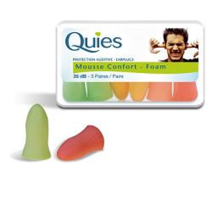 QUIES TAPPO AURIC SCHIUMA 3PA QUIES TAPPO AURIC SCHIUMA 3PA