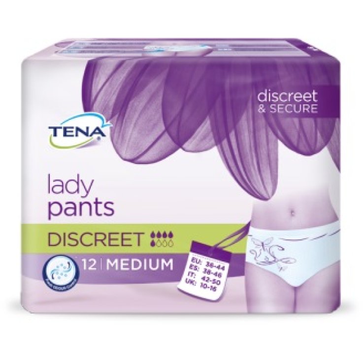 TENA SILHOUETTE BLANC M 12PZ TENA SILHOUETTE BLANC M 12PZ