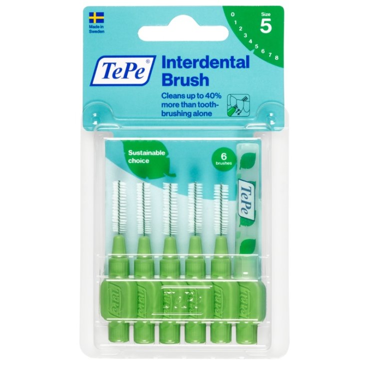 Tepe Scovolino Verde 0,8mm 6pz Tepe Scovolino Verde 0,8mm 6pz