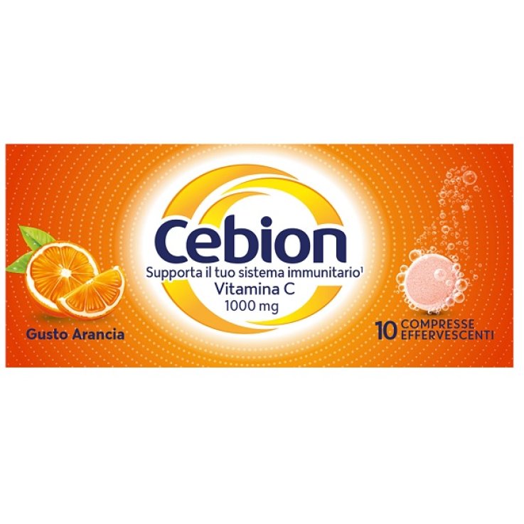 Cebion Eff Vit C Arancia 10cpr Cebion Eff Vit C Arancia 10cpr