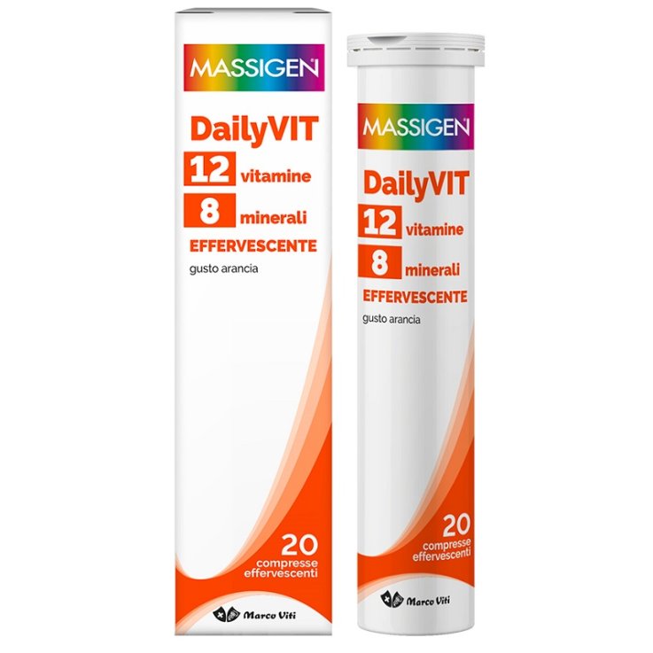 Massigen Dailyvit Efferv 20cpr Massigen Dailyvit Efferv 20cpr