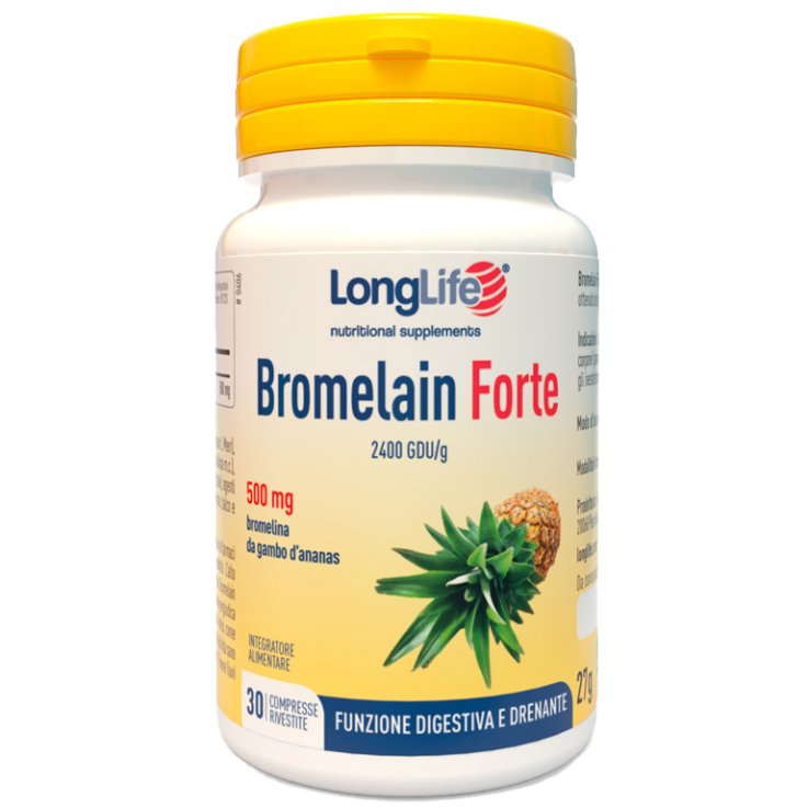 Longlife Bromelain Forte 30cpr Longlife Bromelain Forte 30cpr