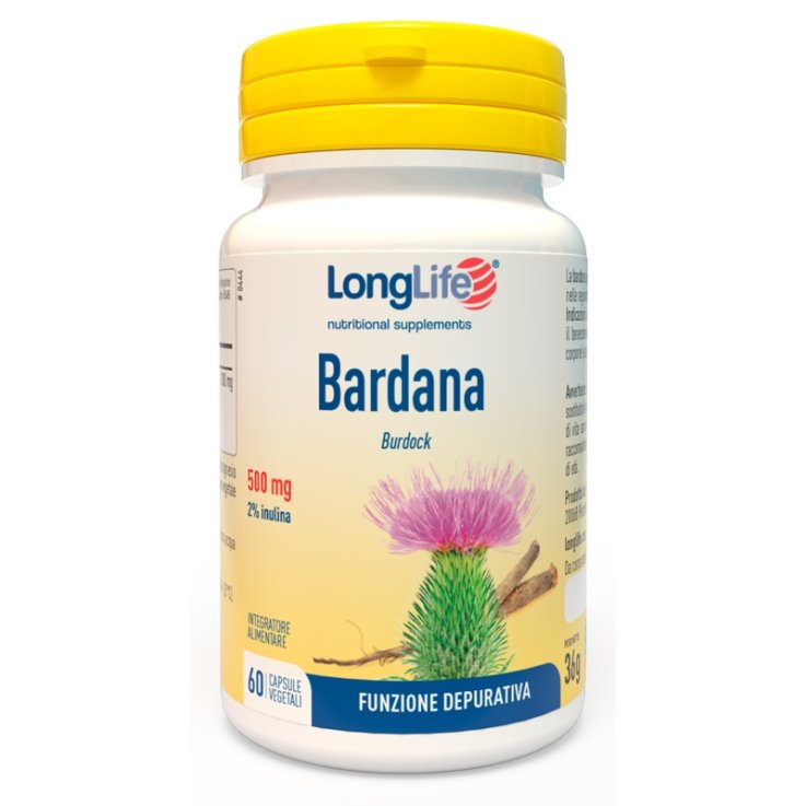 Longlife Bardana 60cps Veg Longlife Bardana 60cps Veg