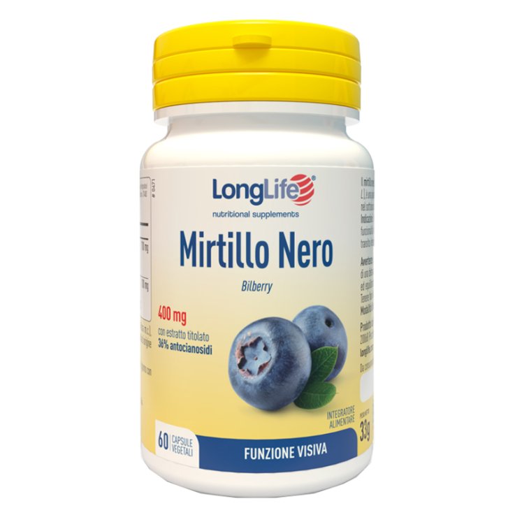 Longlife Mirtillo Nero 60cps Longlife Mirtillo Nero 60cps