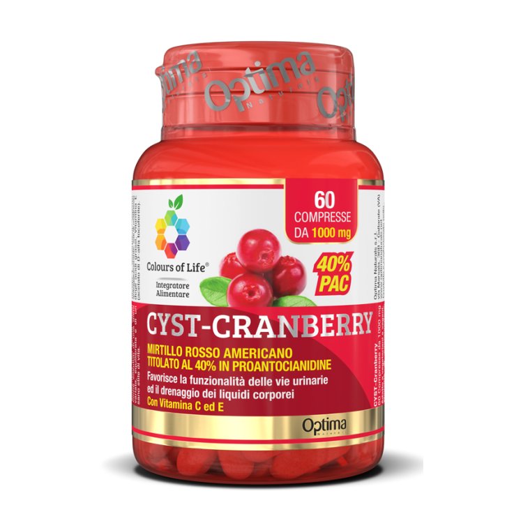 Cyst-cranberry 60cpr Colours