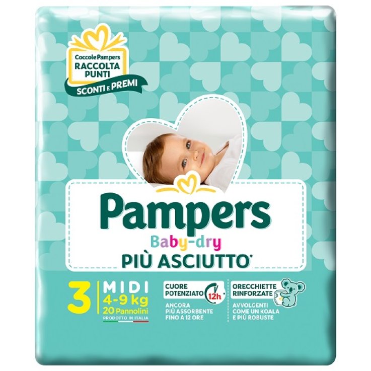 Pampers Bd Downcount Midi 20pz Pampers Bd Downcount Midi 20pz