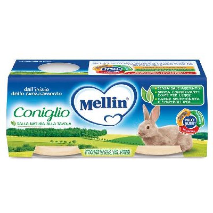 MELLIN OMOG CONIGLIO 2X120G MELLIN OMOG CONIGLIO 2X120G