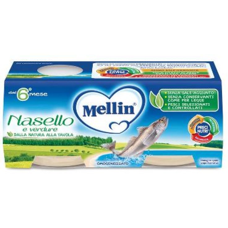 Mellin Omog Nasello 2x80g Mellin Omog Nasello 2x80g