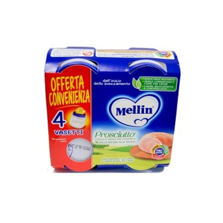 Mellin Omog Prosciutto 4x80g Mellin Omog Prosciutto 4x80g