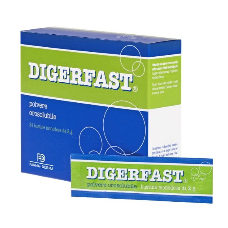 Digerfast Polvere 24bust 2g Digerfast Polvere 24bust 2g