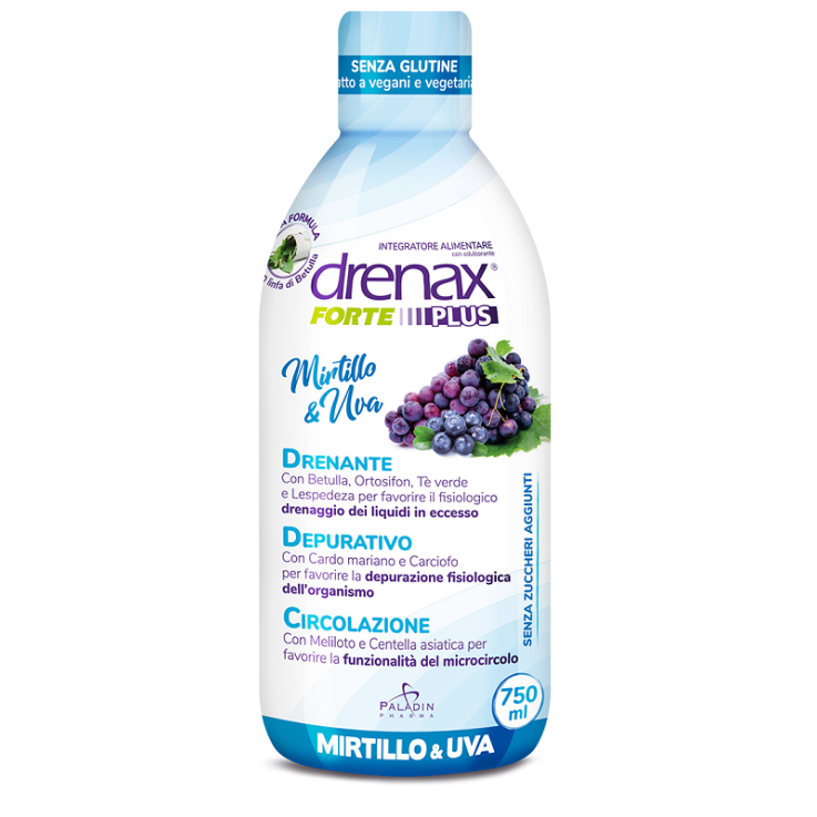 Drenax Forte Plus Mirtillo/uva Drenax Forte Plus Mirtillo/uva