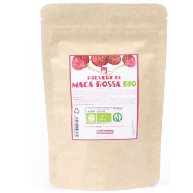 MACA ROSSA POLVERE BIO 200G MACA ROSSA POLVERE BIO 200G