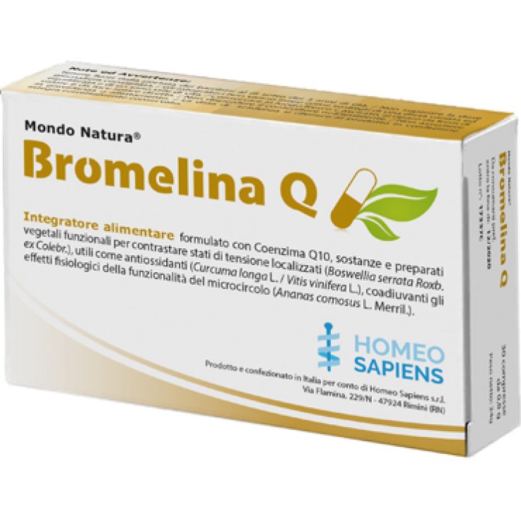 Bromelina Q Mondo Natura 30cpr Bromelina Q Mondo Natura 30cpr