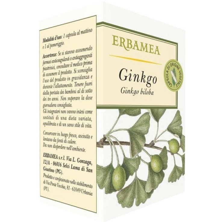 Ginkgo 50cps Vegetali Ginkgo 50cps Vegetali