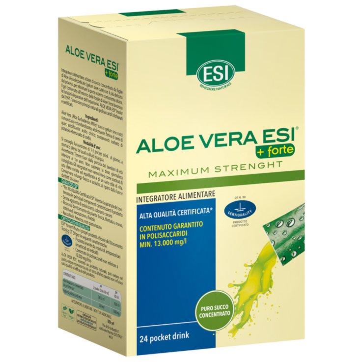 Esi Aloe Vera Succo+ft 24pock Esi Aloe Vera Succo+ft 24pock