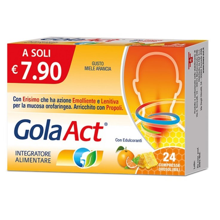 Gola Act Miele Arancia 24cpr Gola Act Miele Arancia 24cpr