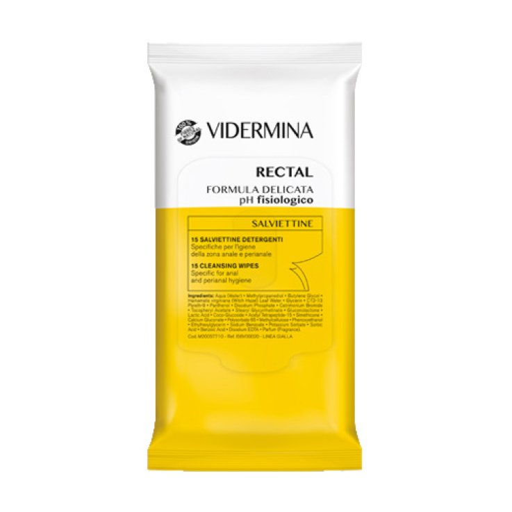 Vidermina Rectal Salviette15pz Vidermina Rectal Salviette15pz