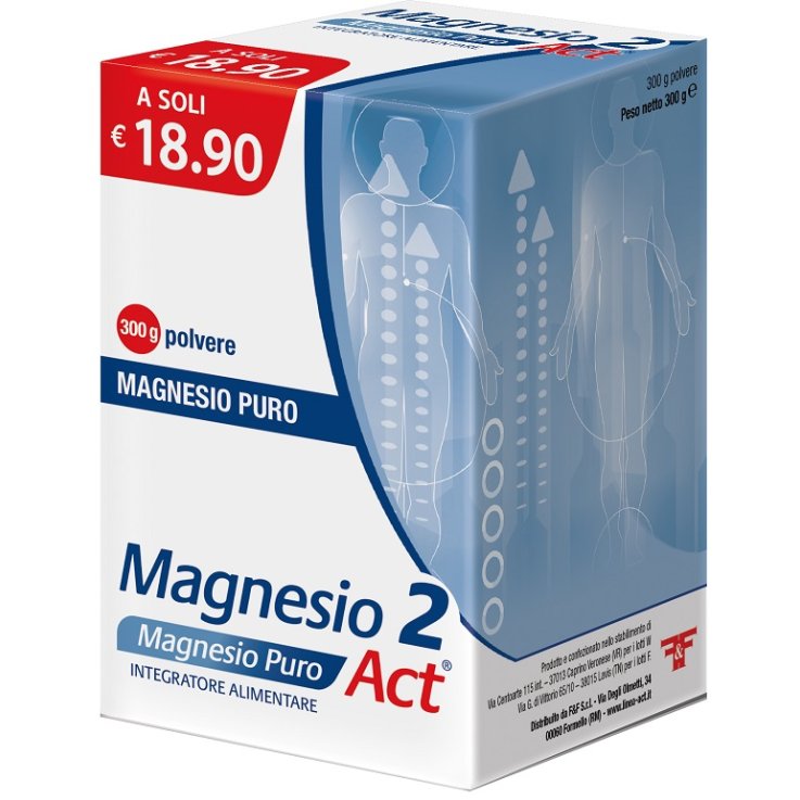 Magnesio 2 Puro Act Polv 300g Magnesio 2 Puro Act Polv 300g