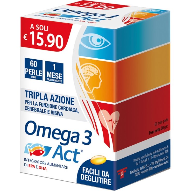 Omega 3 Act 540mg 60prl Mini Omega 3 Act 540mg 60prl Mini