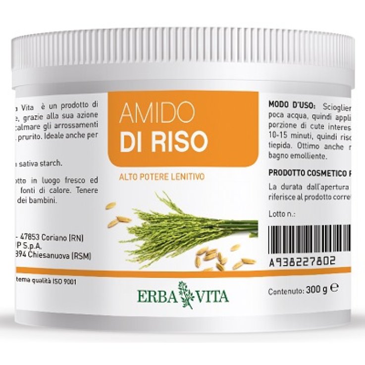 Amido Di Riso Barattolo 300g Amido Di Riso Barattolo 300g