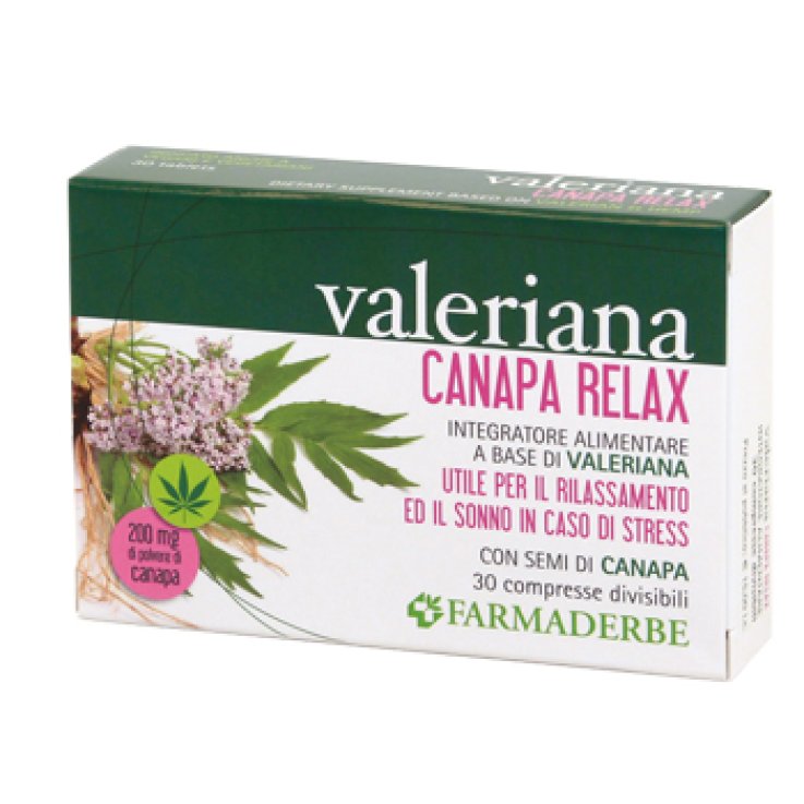 Valeriana Canapa Relax 30cpr Valeriana Canapa Relax 30cpr