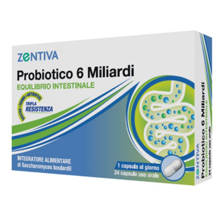 Zentiva Probiotico 6mld 24cps Zentiva Probiotico 6mld 24cps