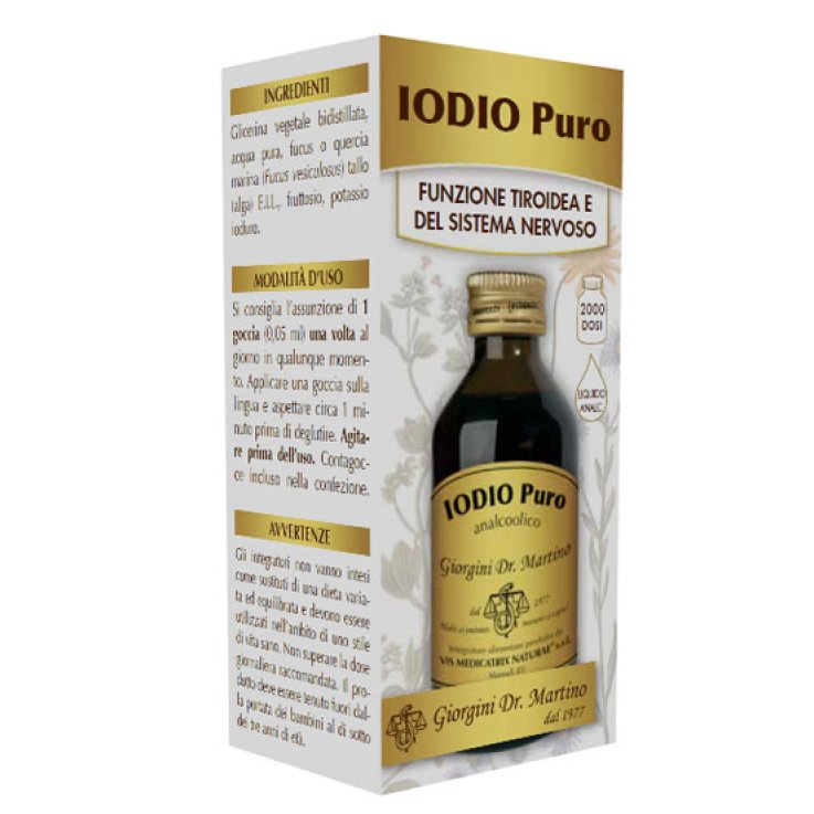 Iodio Puro Analcolico 100ml Iodio Puro Analcolico 100ml